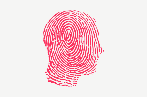 Biometric passwordless authentication visual
