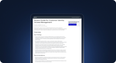 Home - Gartner Buyers Guide for Customer Identity and Access Management 1